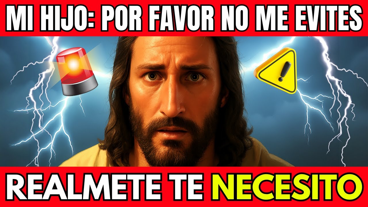 DIOS DICE: HIJO, ES URGENTE... TE HE LLAMADO MUCHAS VECES, PERO ESTA VEZ ES DIFERENTE