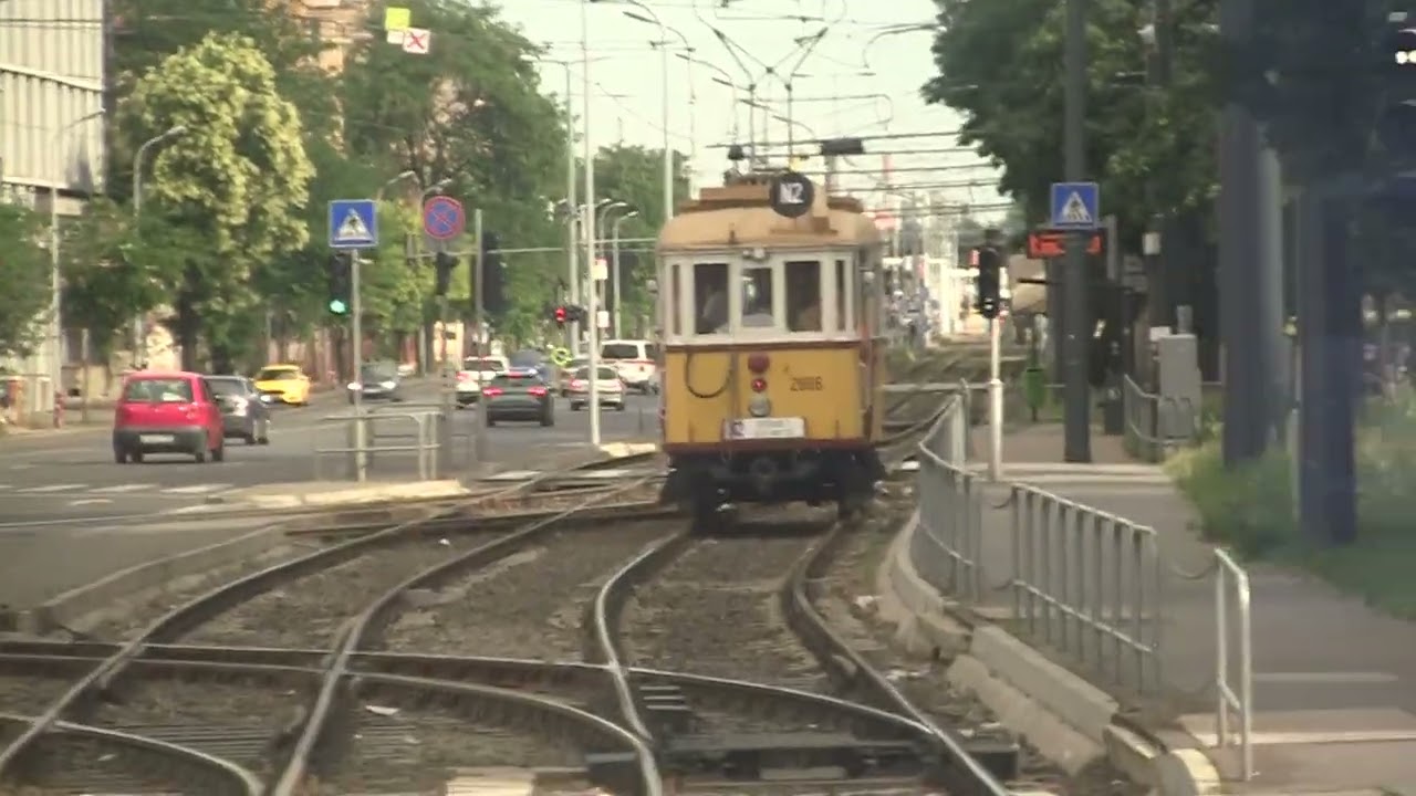 Schlick-Ganz 2806 &ouml;reg magyar villamos 1911 &eacute;v Film4  Soroks&aacute;ri &uacute;t 2024 j&uacute;l 6 Budapest 5.k. Ca03334
