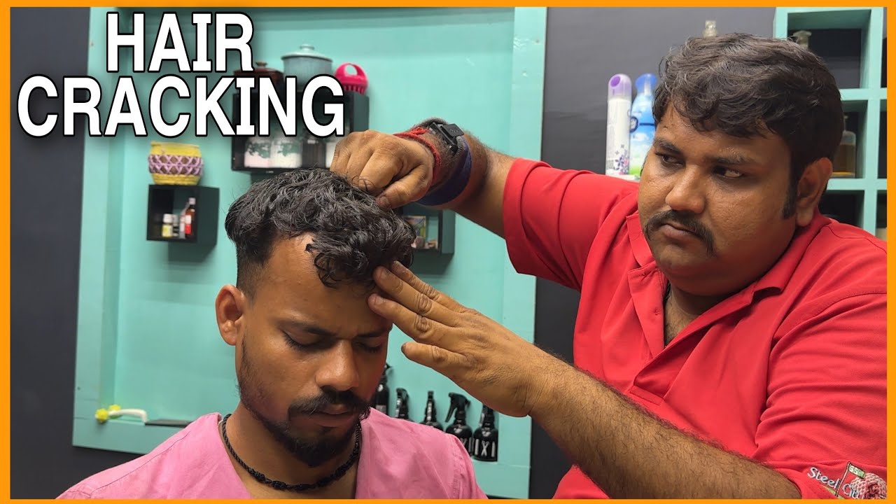 Loud Skin Crackings | Hair Cracking Head Massage by SHAMBOO💈#asmr