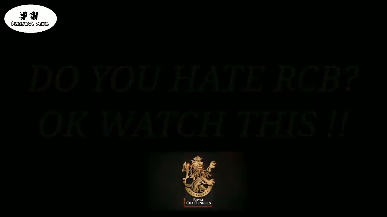 Every RCB hater must watch😭