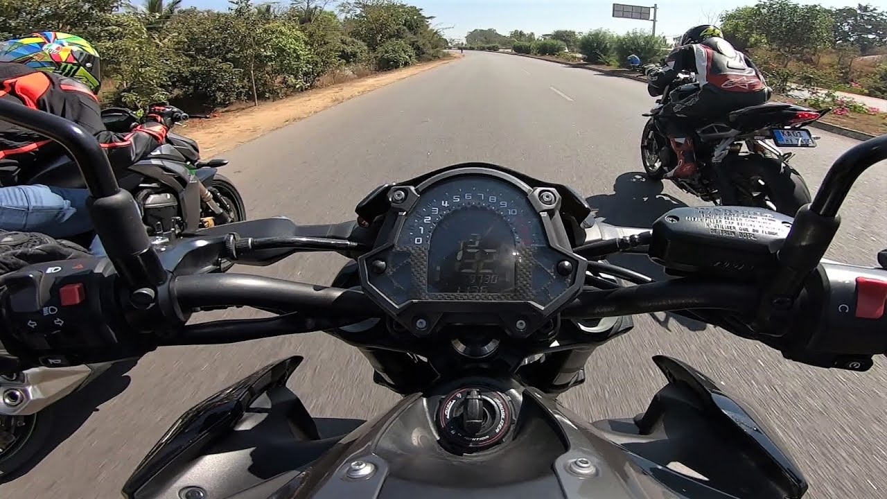 KAWASAKI Z900 vs Z1000 & STREET TRIPLE 765!! | WHO IS FASTER??