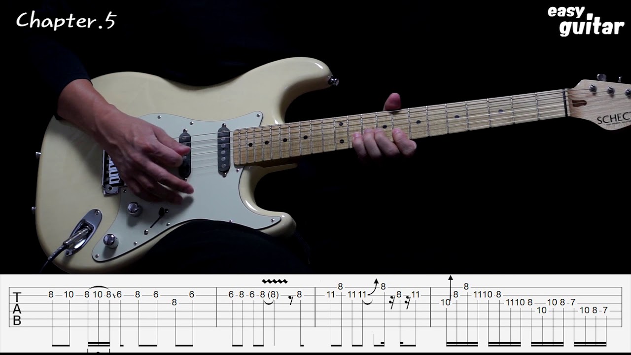 Deep Purple - Smoke on the Water Guitar Lesson +solo (Making sound)