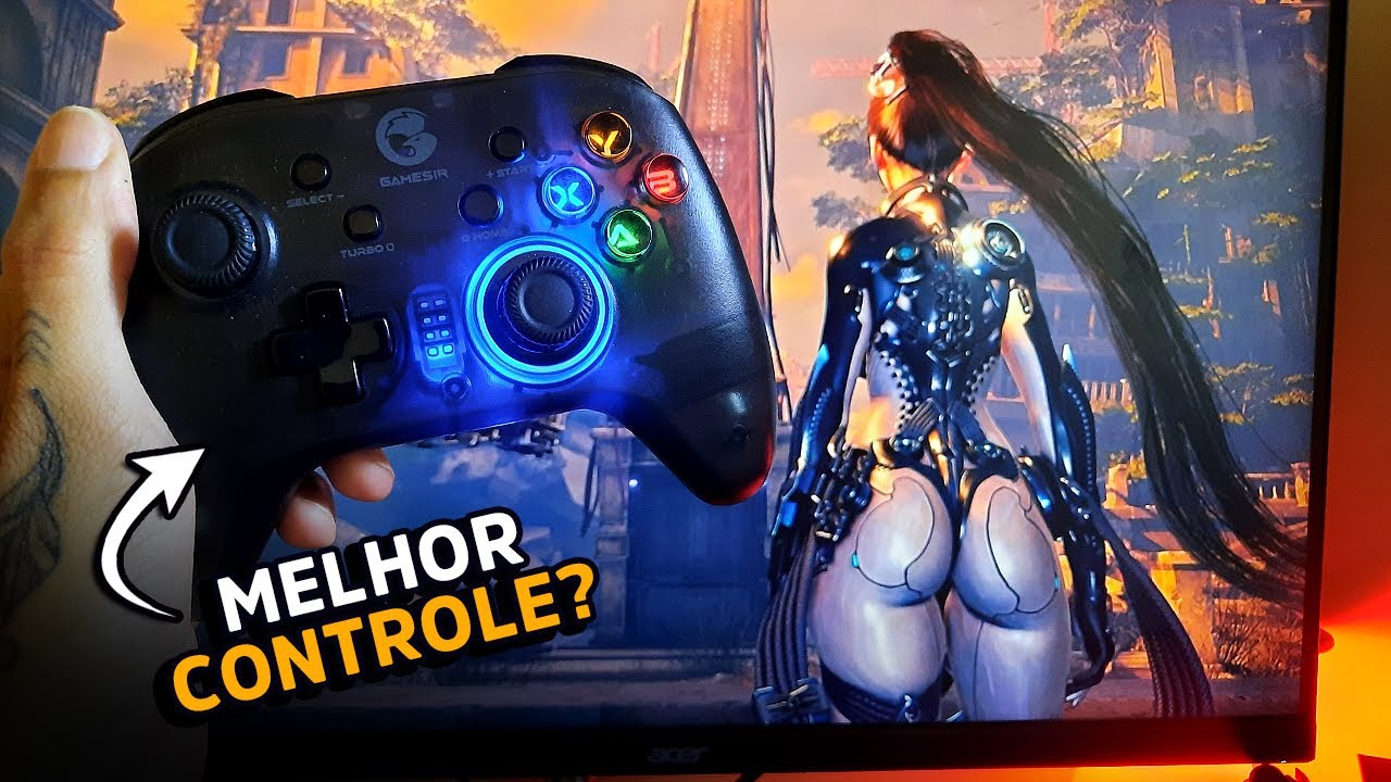 O MELHOR e mais BARATO CONTROLE GAMER! | GAMESIR T4 PRO