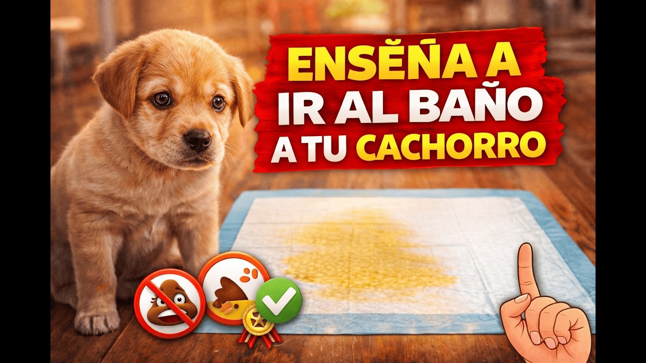 Cómo enseñar a ir al baño a tu cachorro (rápido y sin castigos)