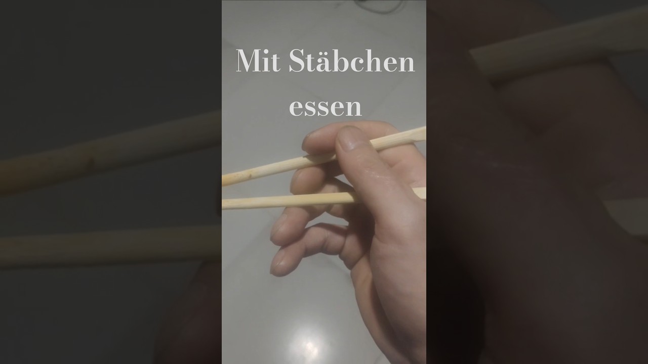 Mit Stäbchen essen – So geht’s richtig 🥢