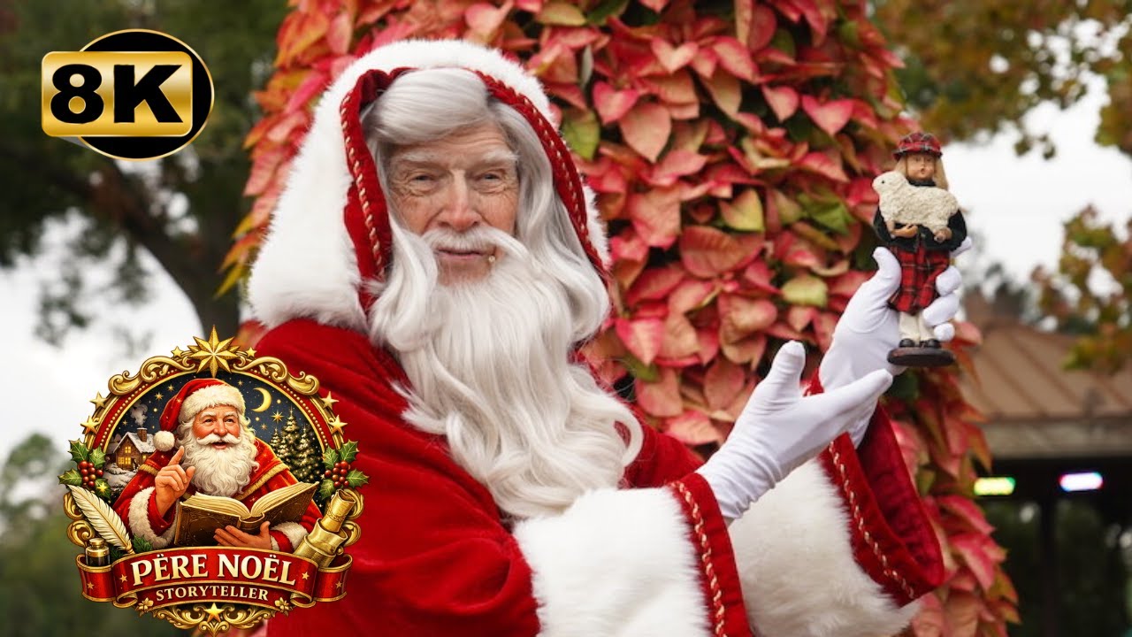 Санта-Клаус в парке Disney Epcot (8K) ~ 2025