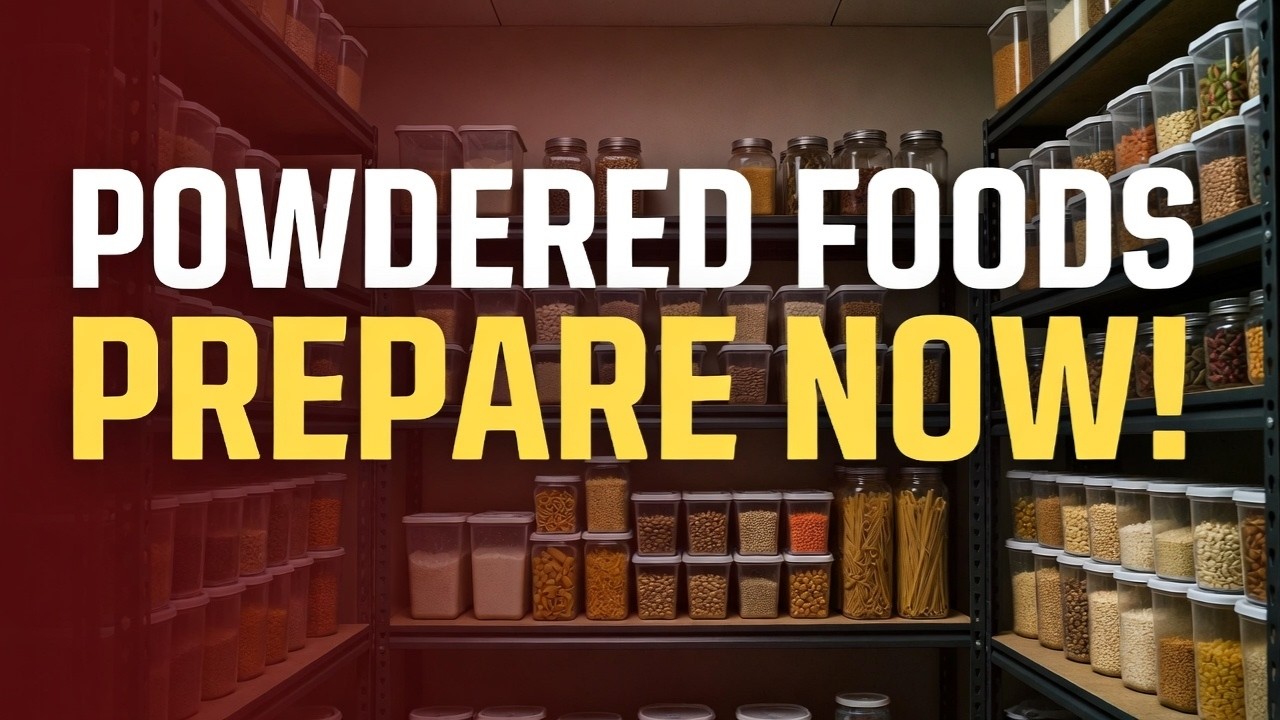 These 10 Powdered Foods Last 30 YEARS — The Ultimate Survival Pantry Guide Nobody Talks About