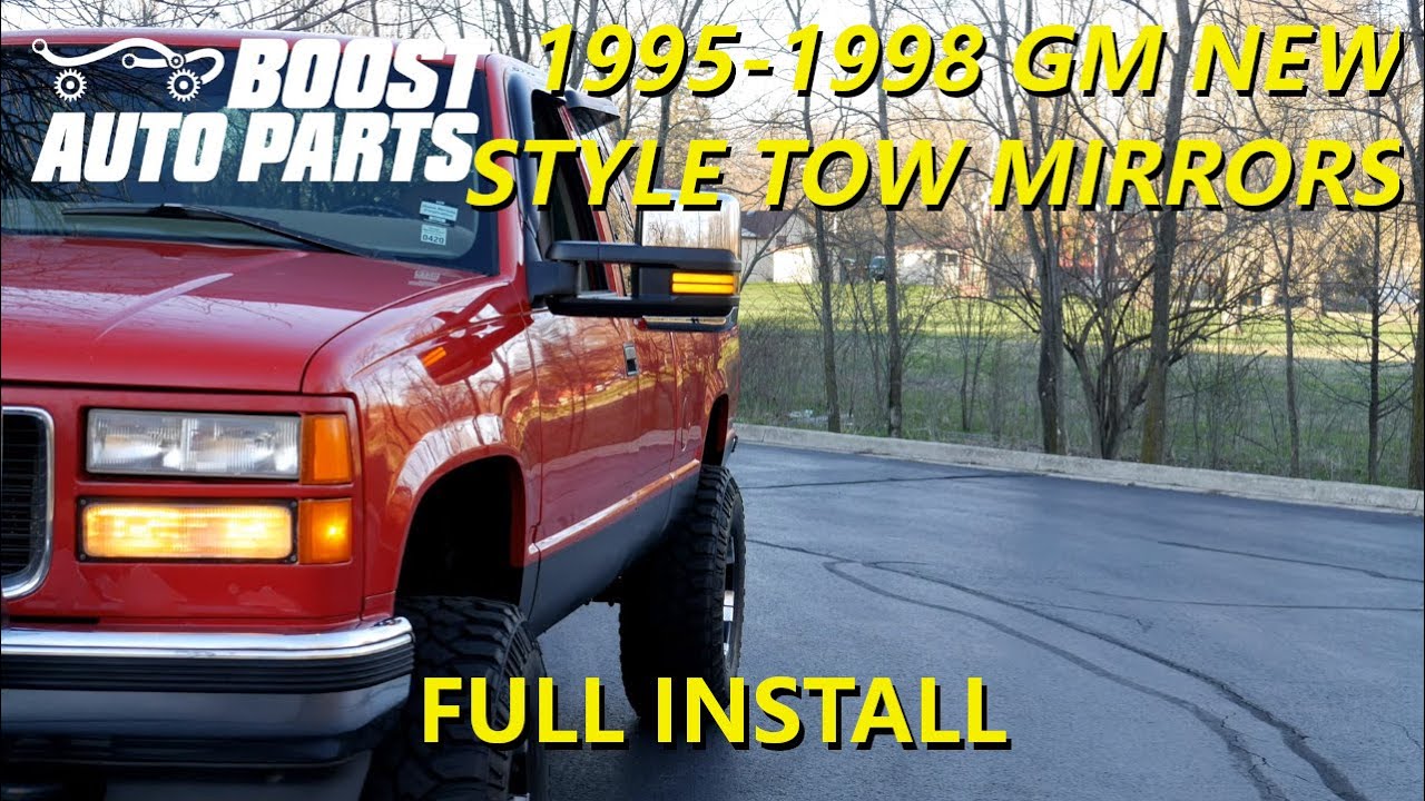 Установка зеркала заднего вида: (1995-1998) C/K Trucks - Boost Auto Parts