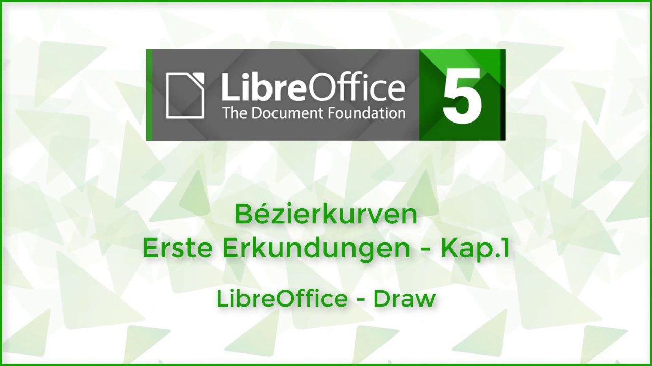 Bézierkurven - Erste Erkundungen Kap.1 - LibreOffice-Draw 5.3 (Deutsch)