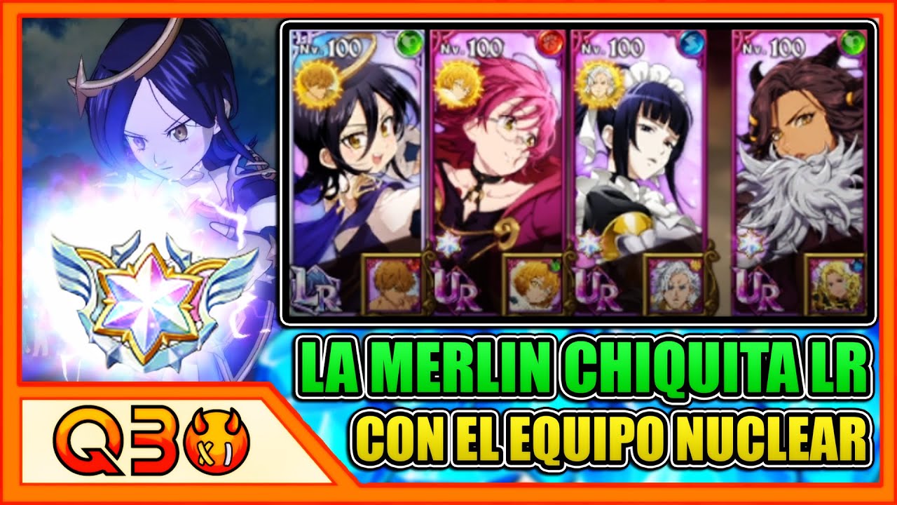 ¡DAÑOS ABSURDOS! ¡LA *NUEVA* MERLIN FUNKO POP LR CON DOS SUPPORTS! | 7DS: Grand Cross