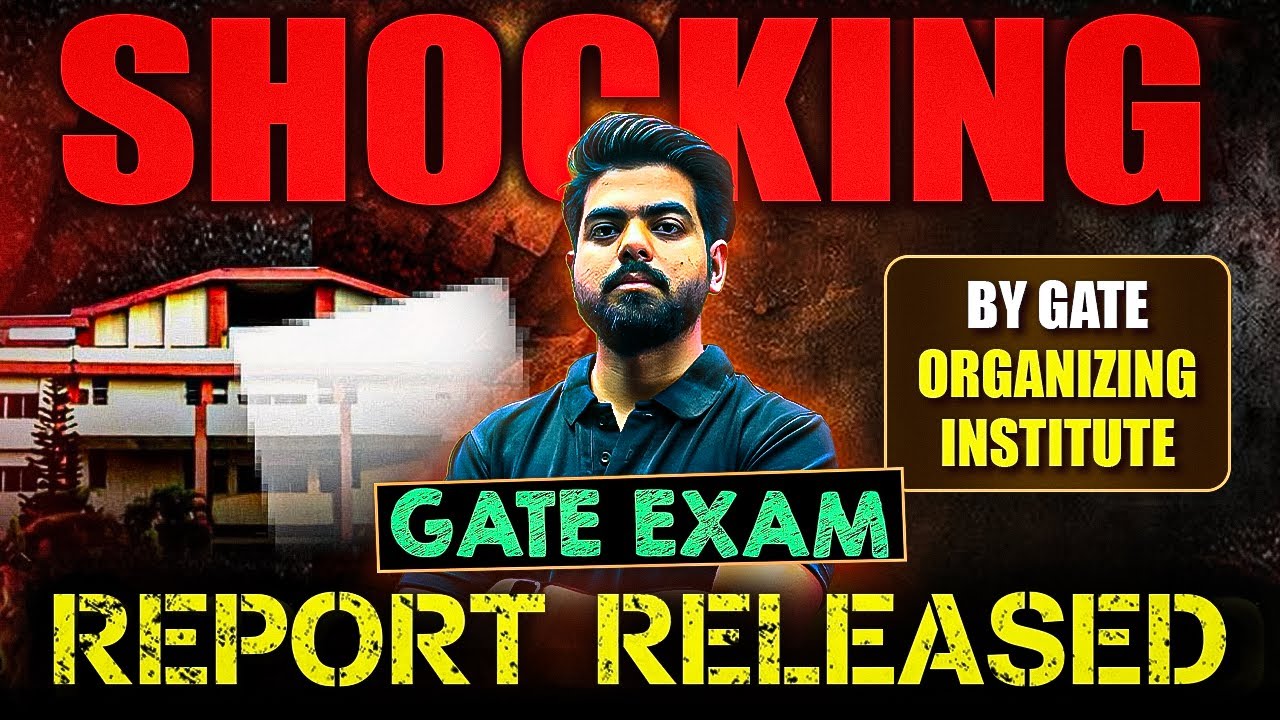 SHOCKING 🚨 GATE 2025 Report Released by IIT Roorkee 🎓 | Must Watch | VishalSoni Sir