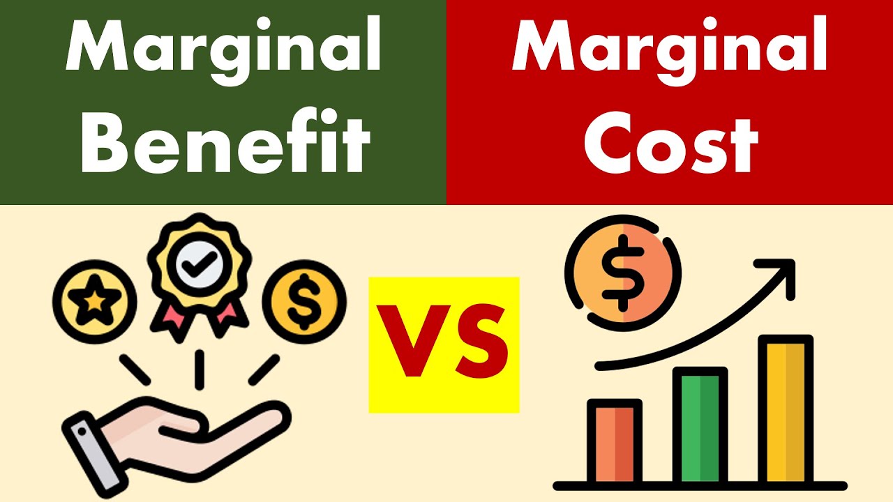 Differences between Marginal Benefit and Marginal Cost