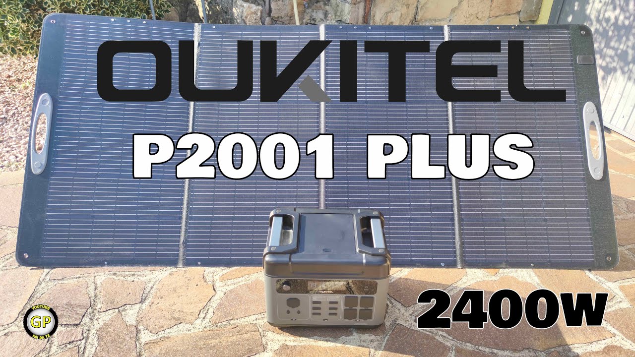 Портативная электростанция OUKITEL P2001 Plus 2048Вт·ч солнечная панель 400Вт  кемпинга на открытом