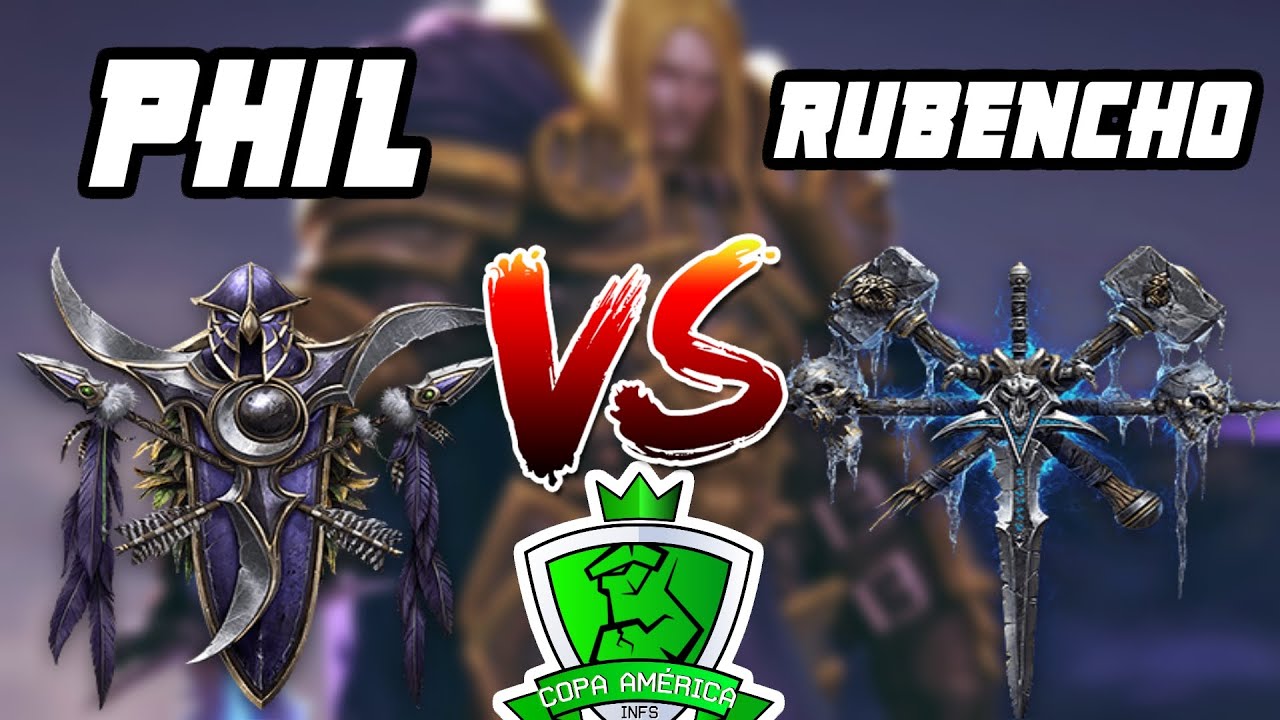 WARCRAFT 3 REFORGED: PhiLbOiS (Elfos) vs. Rubencho (Mortos-vivos) | COPA AMÉRICA INFS GROUPS