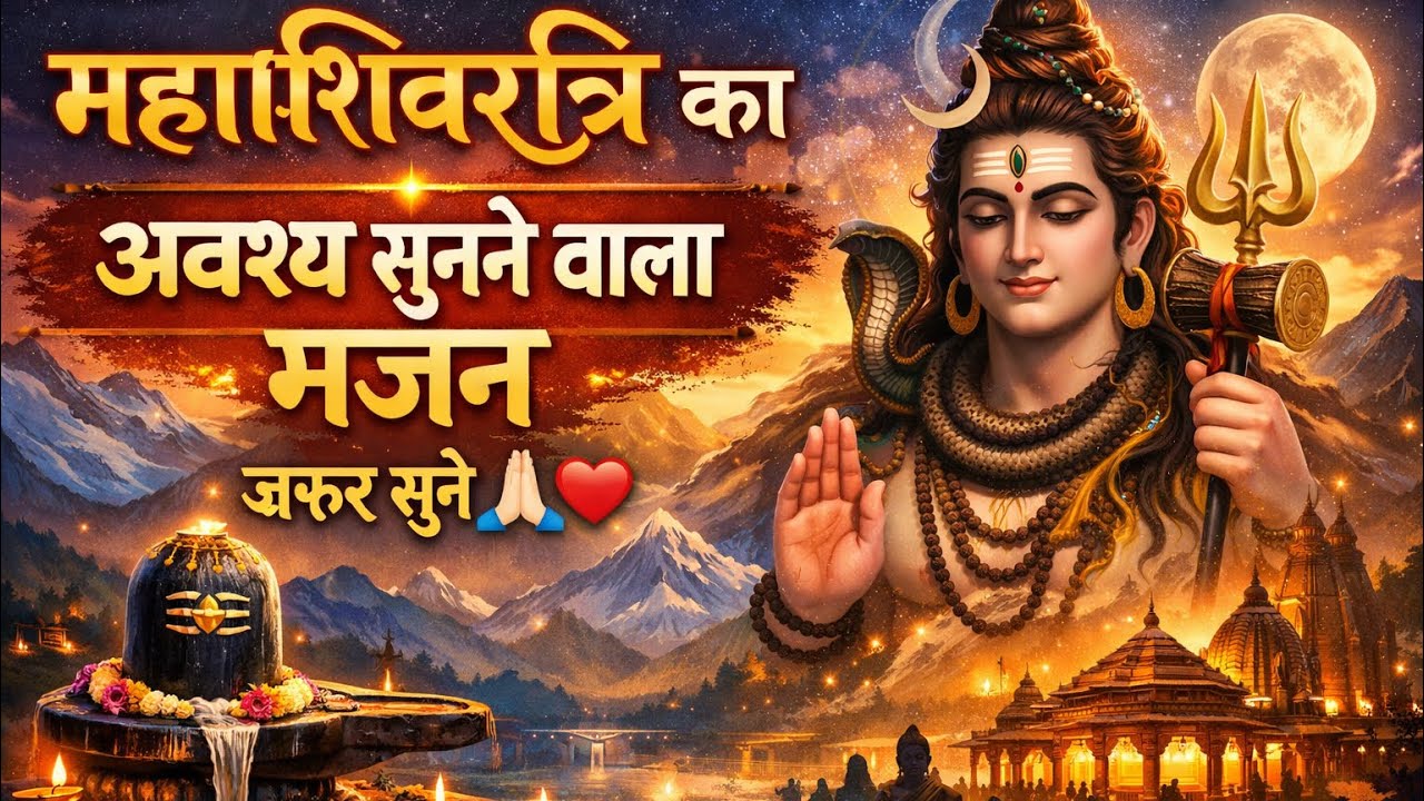 महाशिवरात्रि का बहुत ही सुंदर भजन है बहुत अच्छा भजन जरूर सुने ♥️🙏🏻