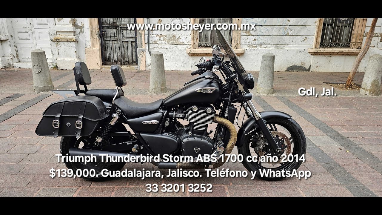 Triumph Thunderbird Storm ABS 1700 cc año 2014