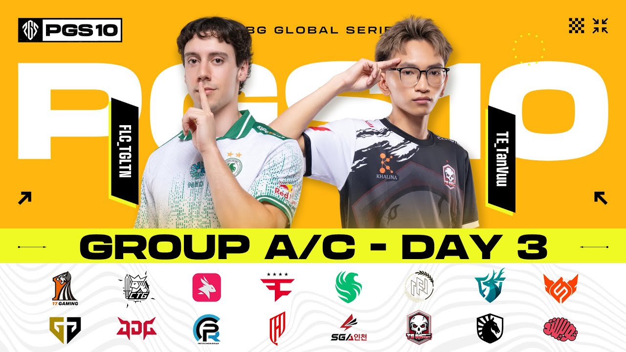 PUBG Global Series 10 Group Stage DAY 3