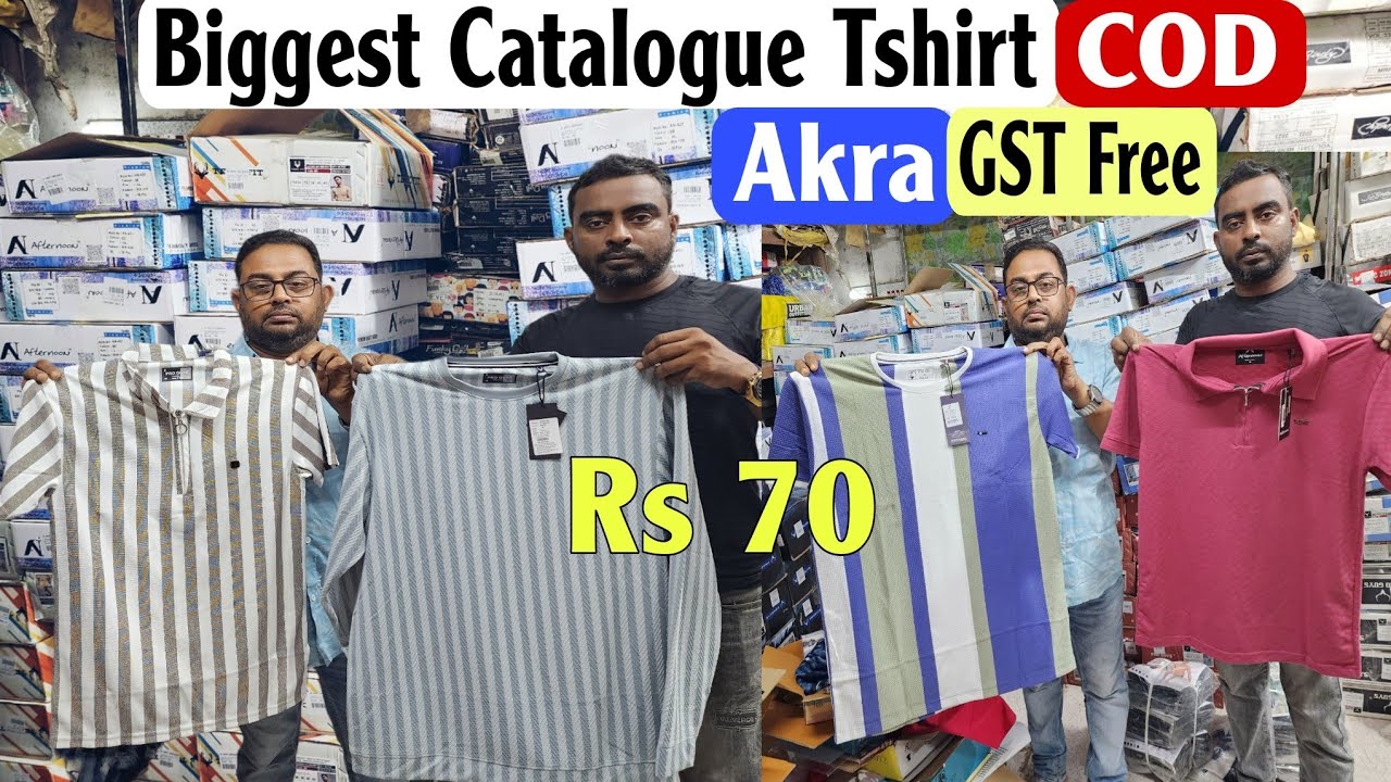 Biggest T-Shirt Wholesaler Akra | Best Designs + COD Option