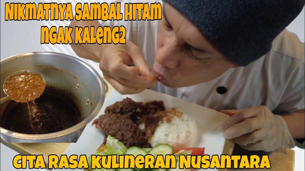CARA MEMBUAT SAMBAL HITAM INI ‼️ NGAK KALENG2 LANGSUNG  DARI MADURA 