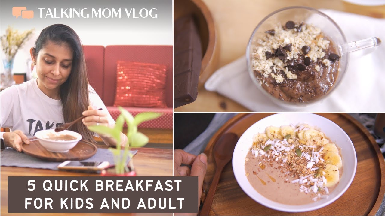 HEALTHY BREAKFAST IDEAS for BUSY MORNINGS | Kids-friendly breakfast ideas | Quick breakfast recipes