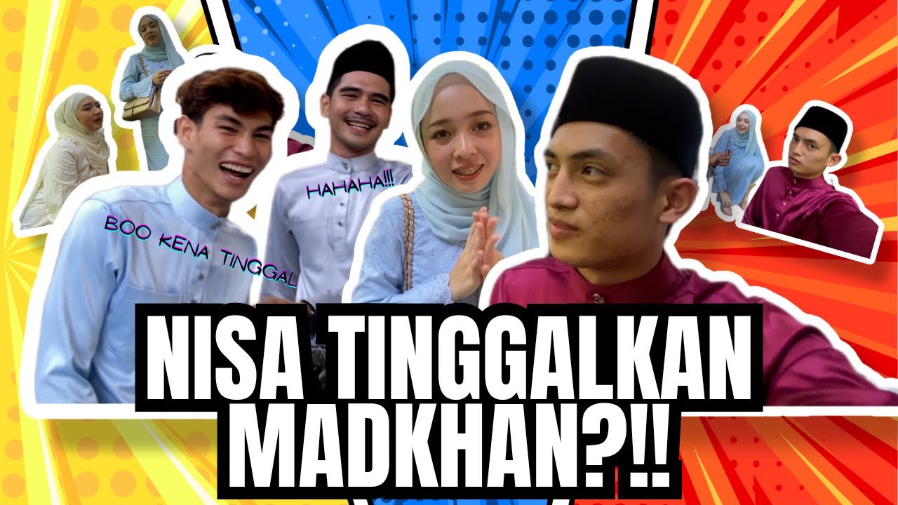 NISA TINGGALKAN MADKHAN  SORANG2?!.MAD & AUFAR  RAMPAS EMNY!!