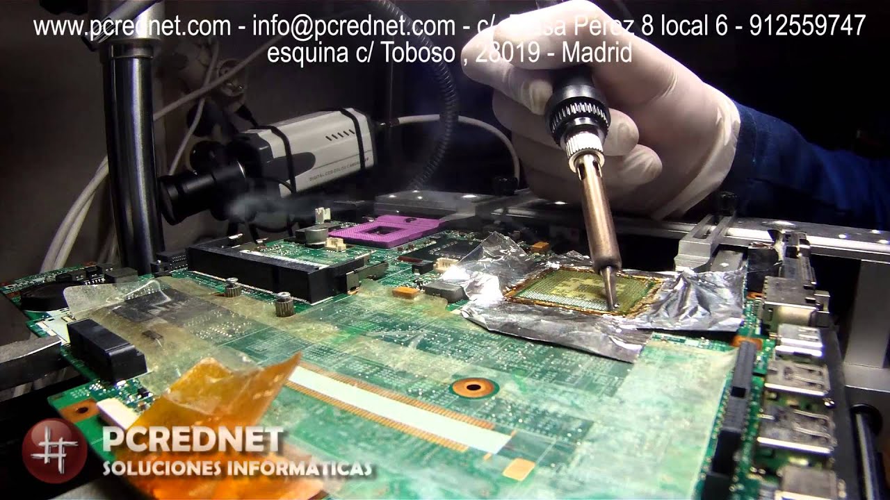 Rework - reballing, reparación HP Pavilion dv6000 series
