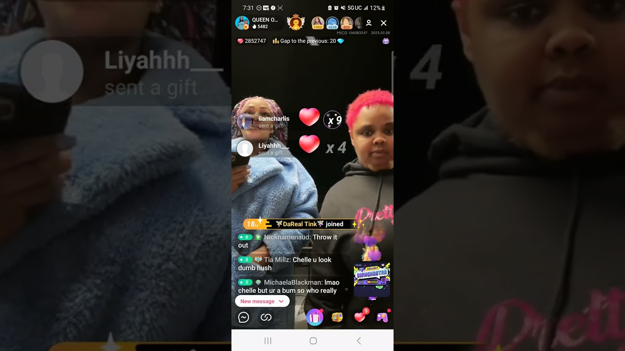 QueenOpp & Chelle Live