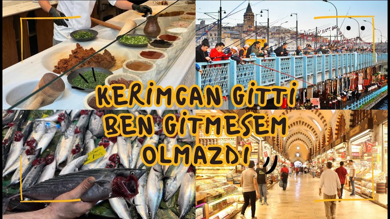 EMİNÖNÜ ❗O SES GURME ❗KERİMCAN ❗KARAKÖY BALIKÇILAR ❗VLOG