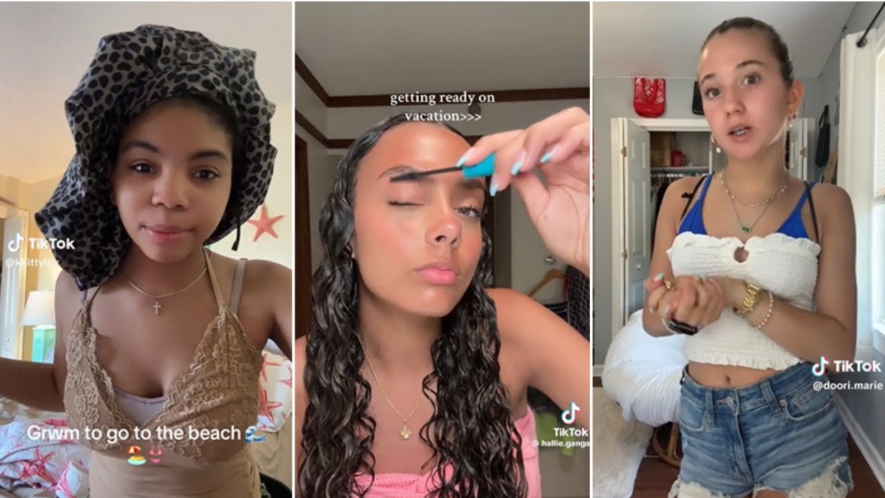 SUMMER/BEACH GRWM! ⋆ ༅˚🌺 • | summer grwm compliation