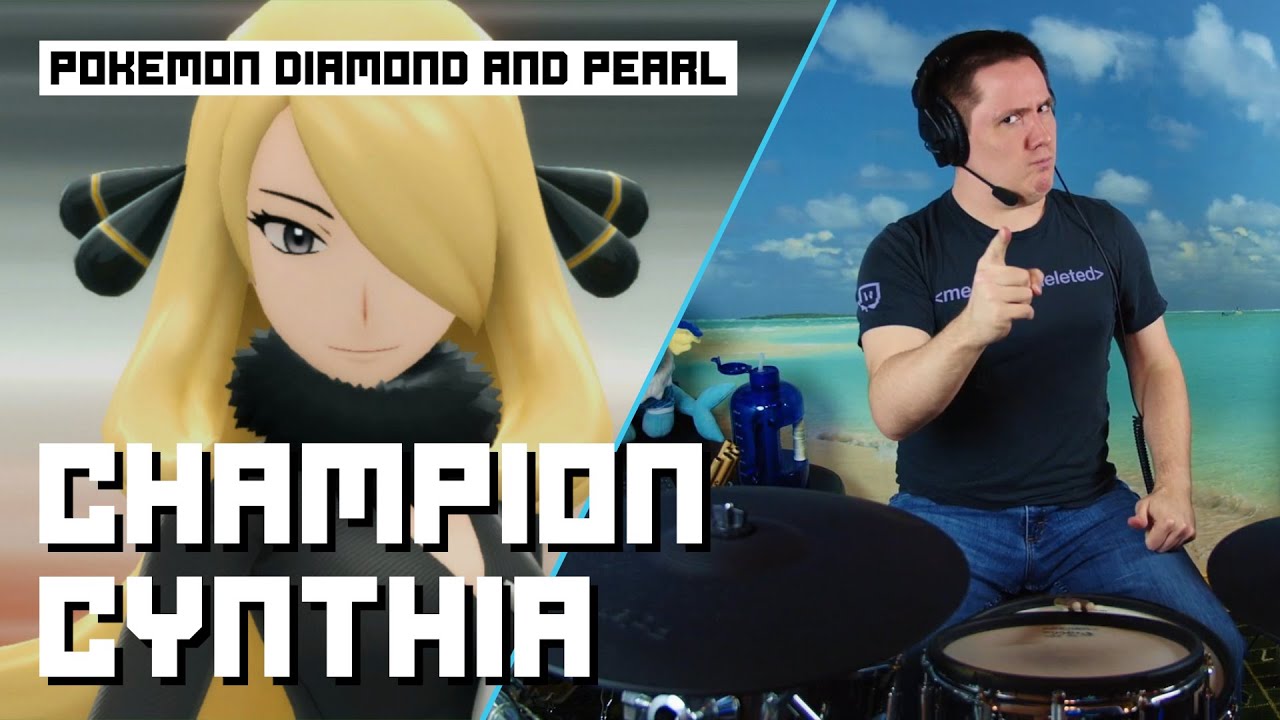 Champion Cynthia Battle - Pokemon Diamond & Pearl | Drum Cover