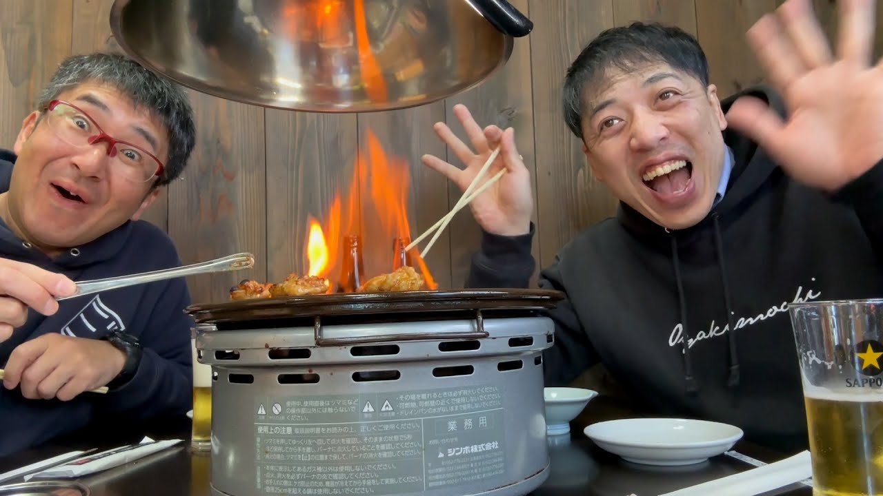 【オヤジズ 2024 残寒の候】はしご飲み（その１）マルミ焼肉店で昼飲みスタート