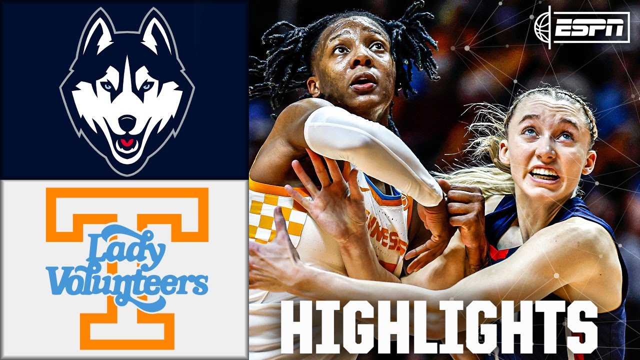 THRILLER 😱 UConn Huskies vs. Tennessee Lady Vols | Full Game Highlights | ESPN College Basketball