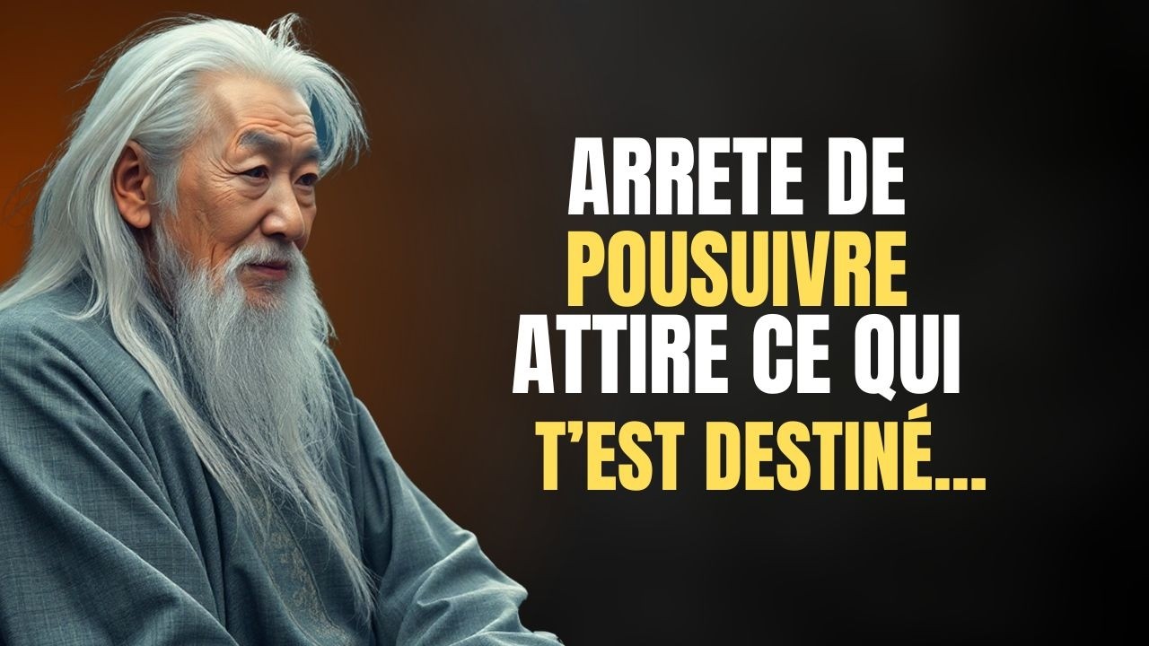 NE POURSUIVEZ PAS ATTIREZ La sagesse Bouddhiste pour une vie épanouissante