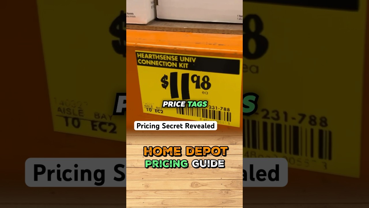 Home Depot Price Tag Has Secrets 🤫 #deals