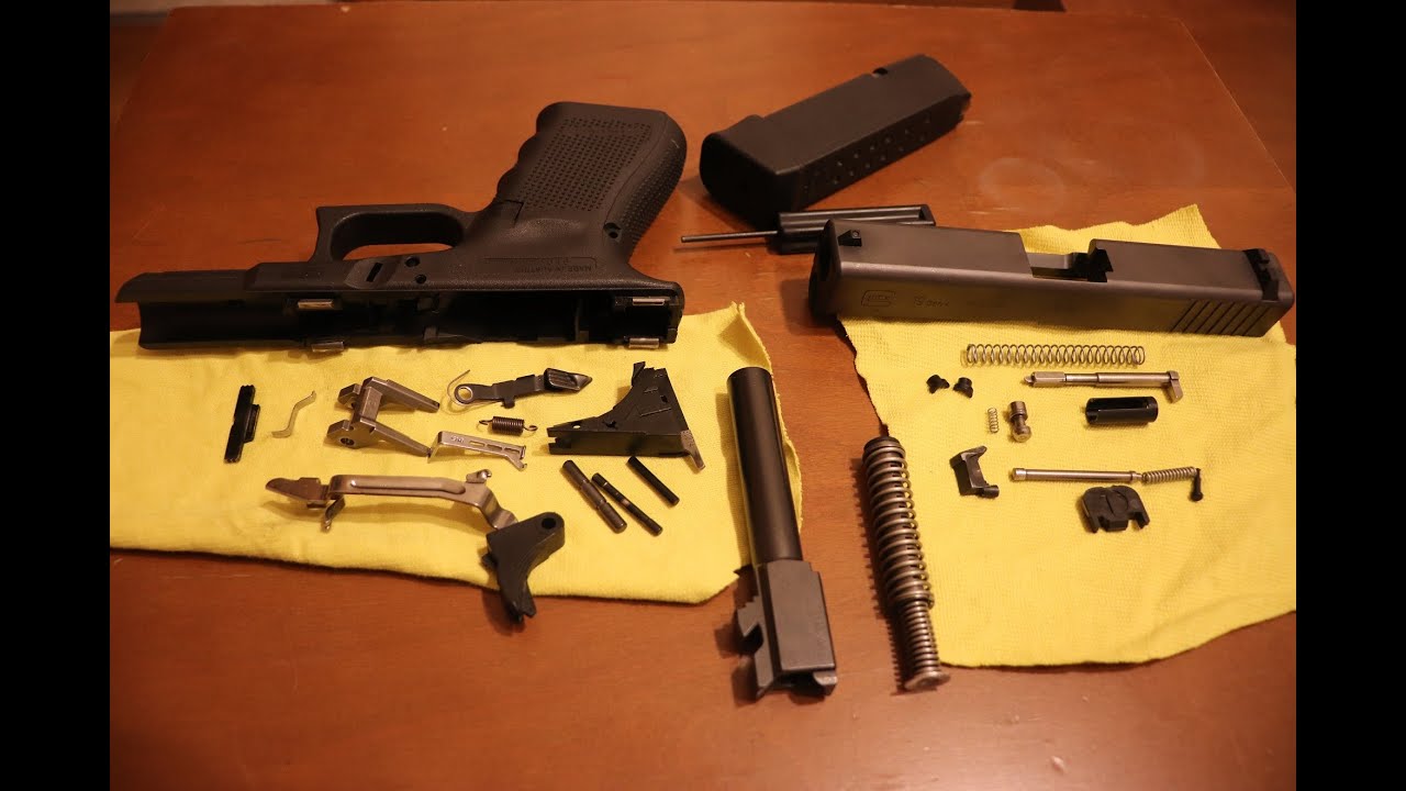 Glock. Komple sökme ve montaj