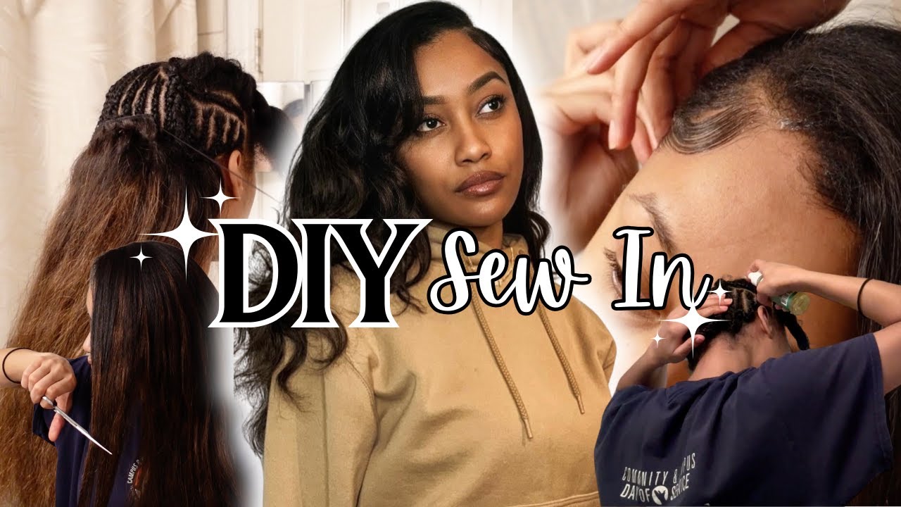 DIY Side Part Sew In | Hair Tutorial