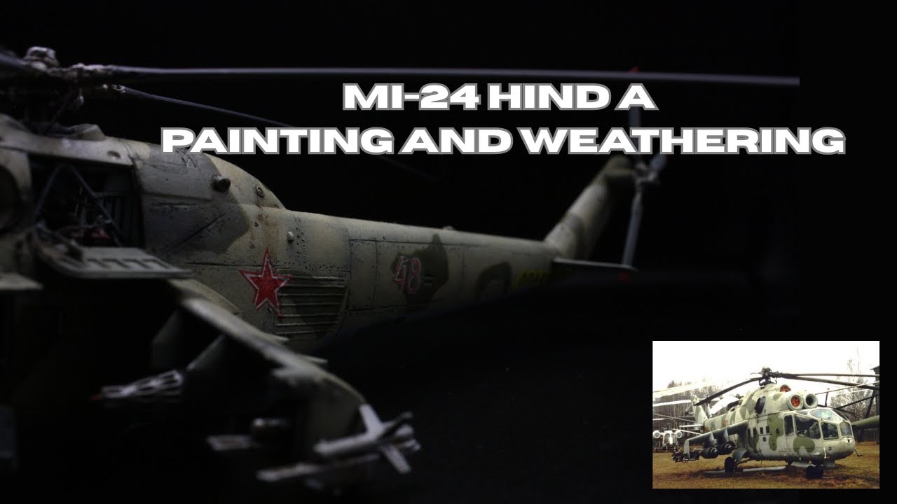 Mi-24A painting and weathering| Part 3, Zvezda 1/72 kit