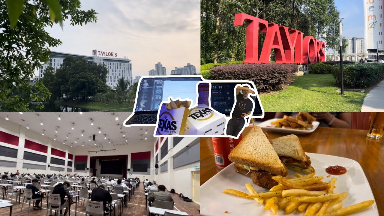 STUDYING FOR FINALS AT TAYLOR’S UNIVERSITY | 👨‍🎓🇲🇾
