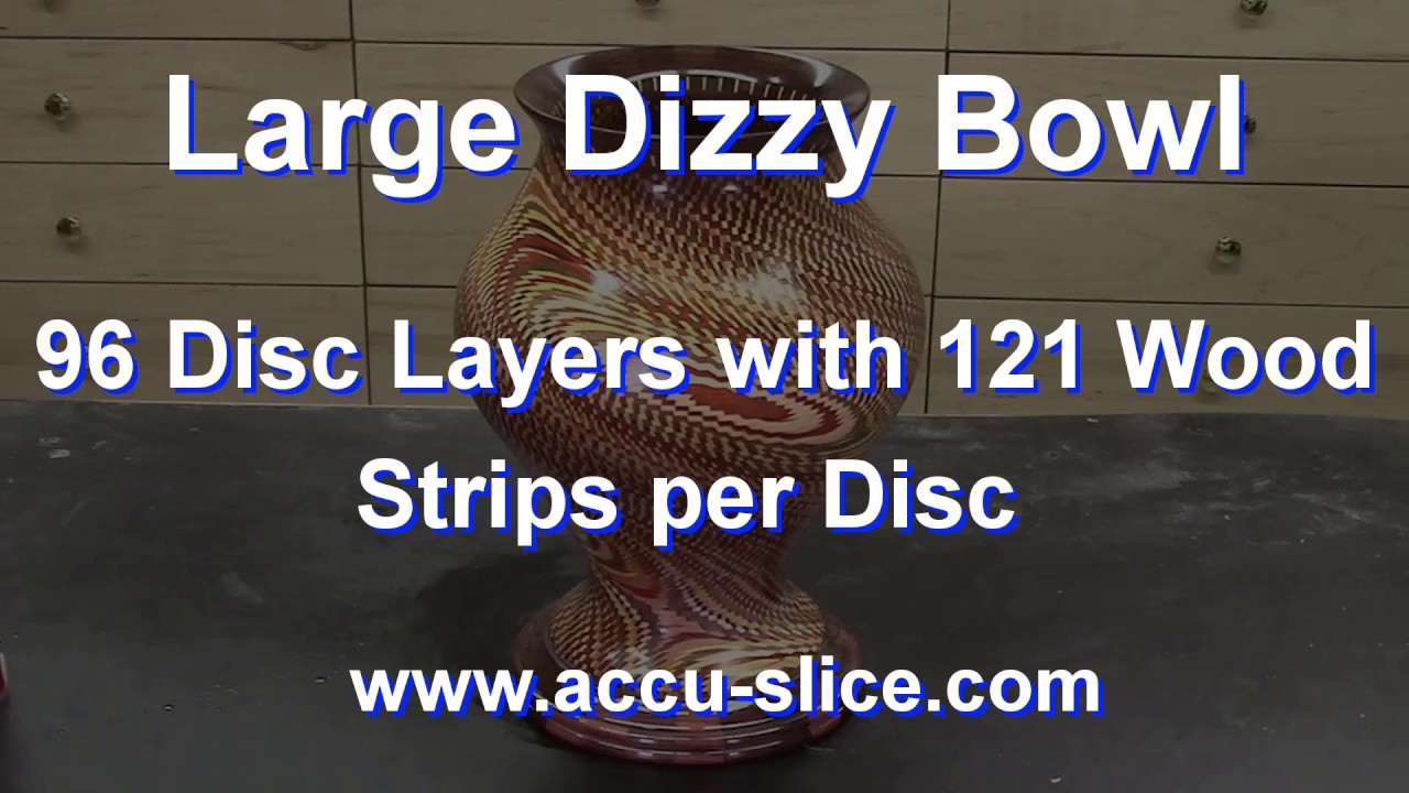 Большая чаша Dizzy Bowl — 96 слоёв по 121 деревянной полоске на диск (53)