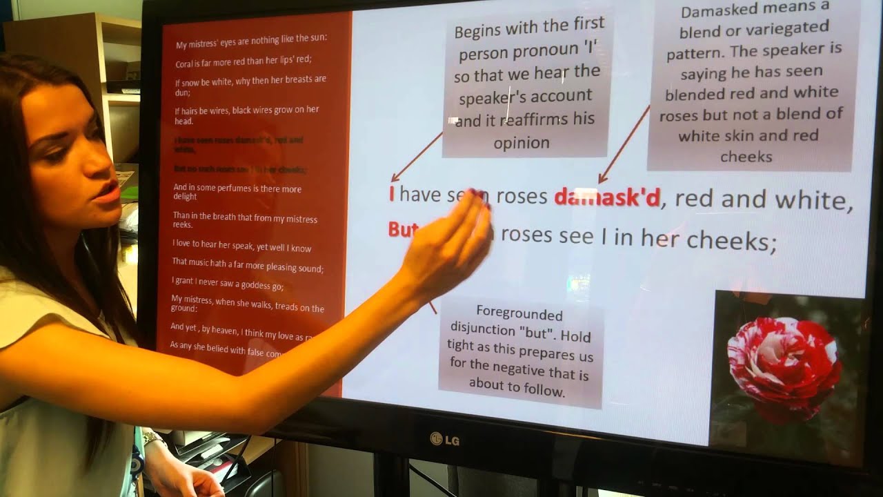 Sonnet 130 by Miss Davies