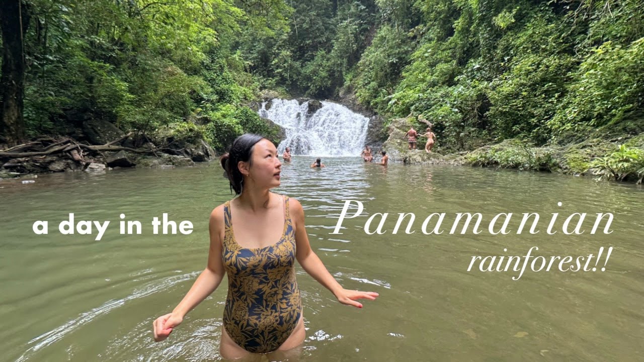 One day in the PANAMANIAN RAINFOREST! 🇵🇦 | a waterfall hike and Panama's indigenous culture
