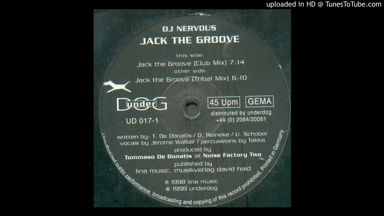 DJ Nervous – Jack The Groove (Tribal Mix)-1998