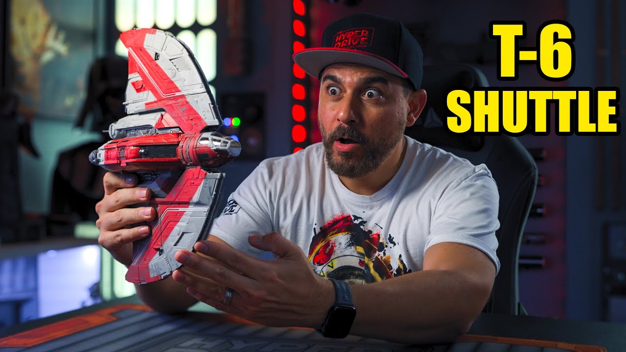 Star Wars Micro Galaxy Squadron Ahsoka T-6 Shuttle Unboxing by Jazwares!