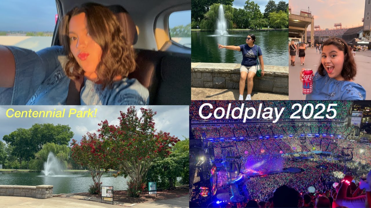 Nashville + Coldplay Vlog! Music Of The Spheres Tour 2025