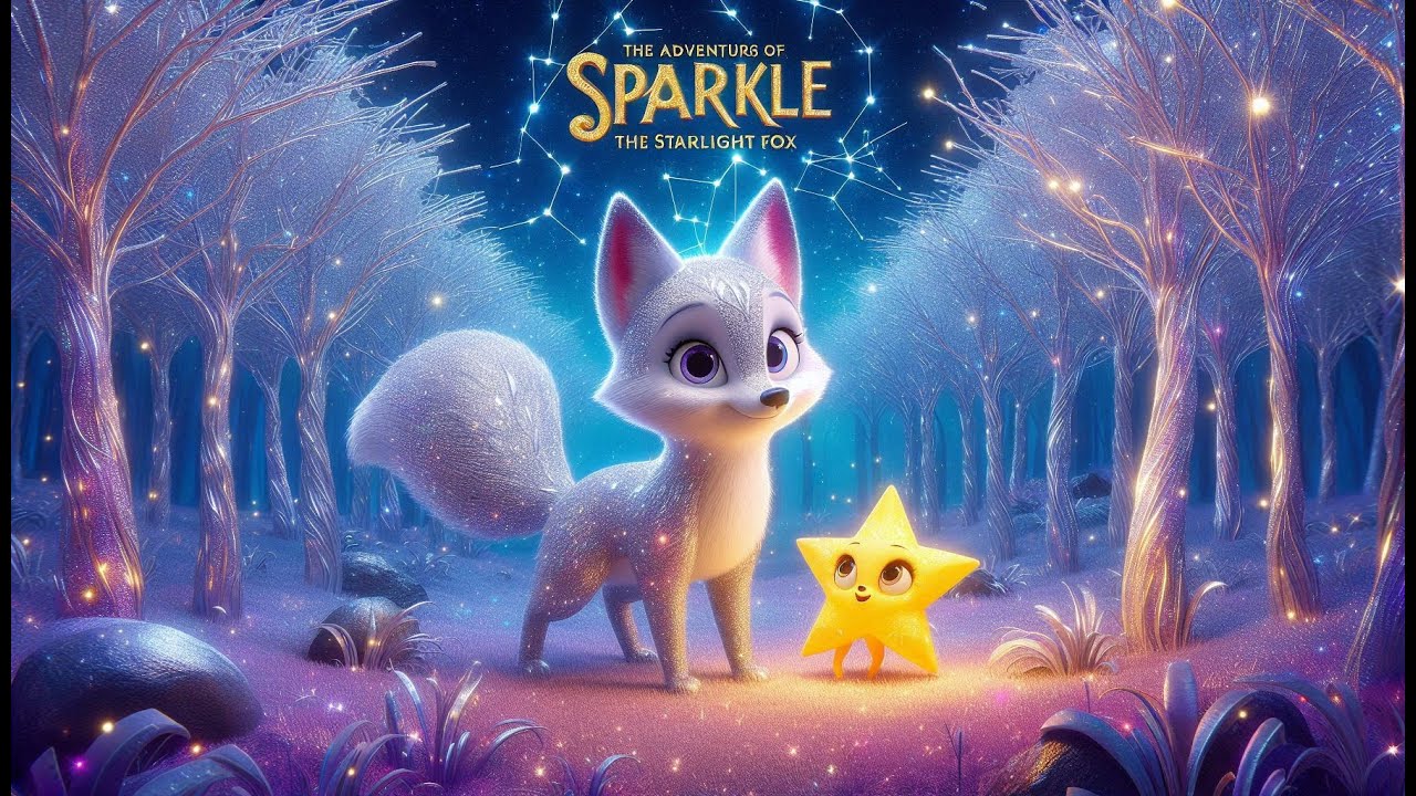 The Adventure of Sparkle : The Star Light Fox 🦊 || Fairytale || bedtime story @KidzFairyTales-s7b