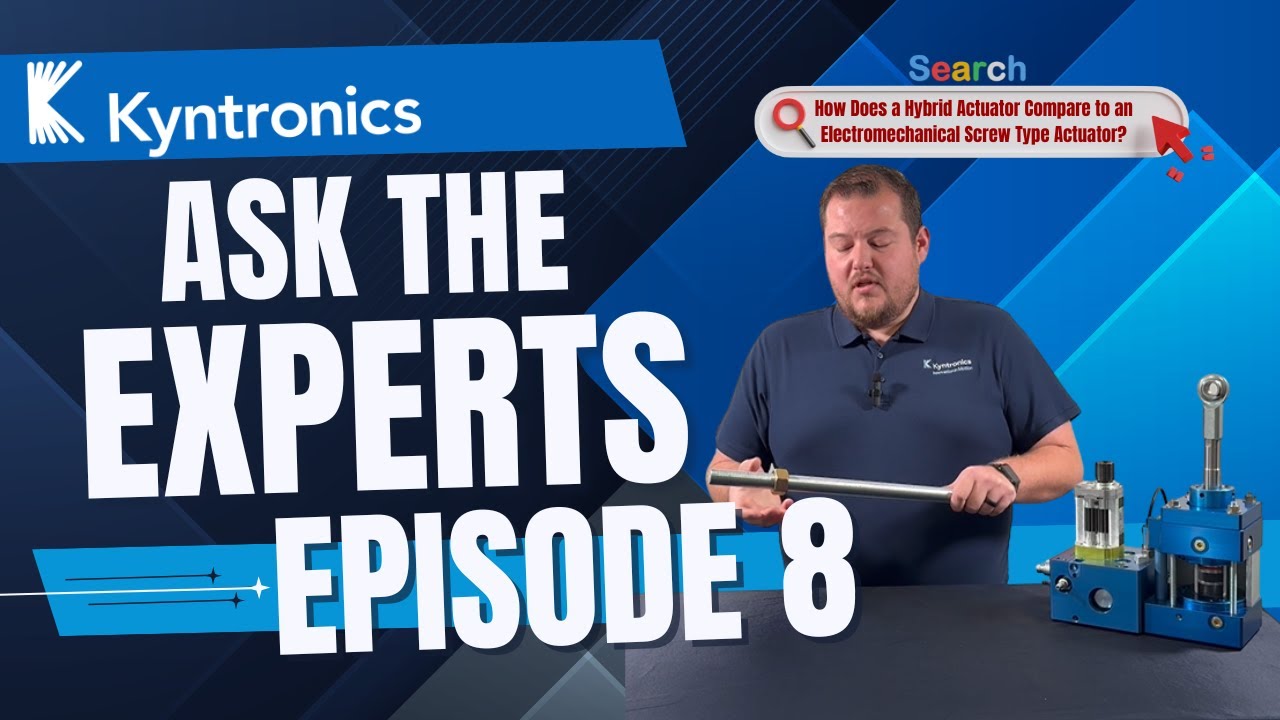 Ask the Experts - How Does a Hybrid Actuator Compare to an Electromechanical Screw Type Actuator?
