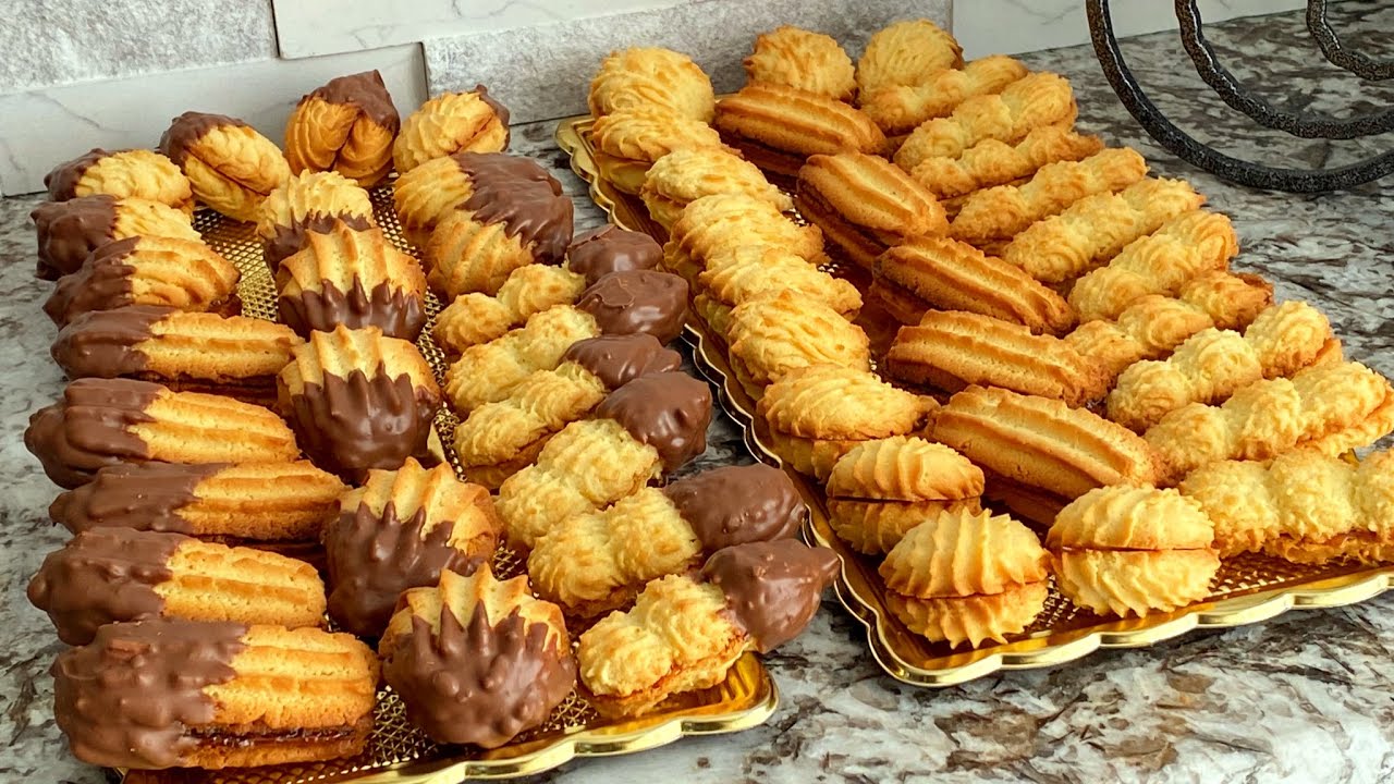 Gâteau sec petits fours//DZ//أقوى وصفة 2022 بيتي فور المحلات  حلوة جافة ذوب في الفم وصفة تجارية