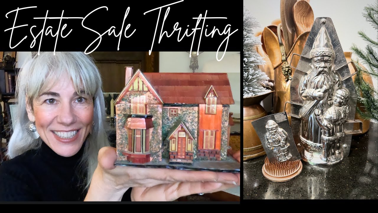 ESTATE SALE THRIFT WITH ME + HAUL
