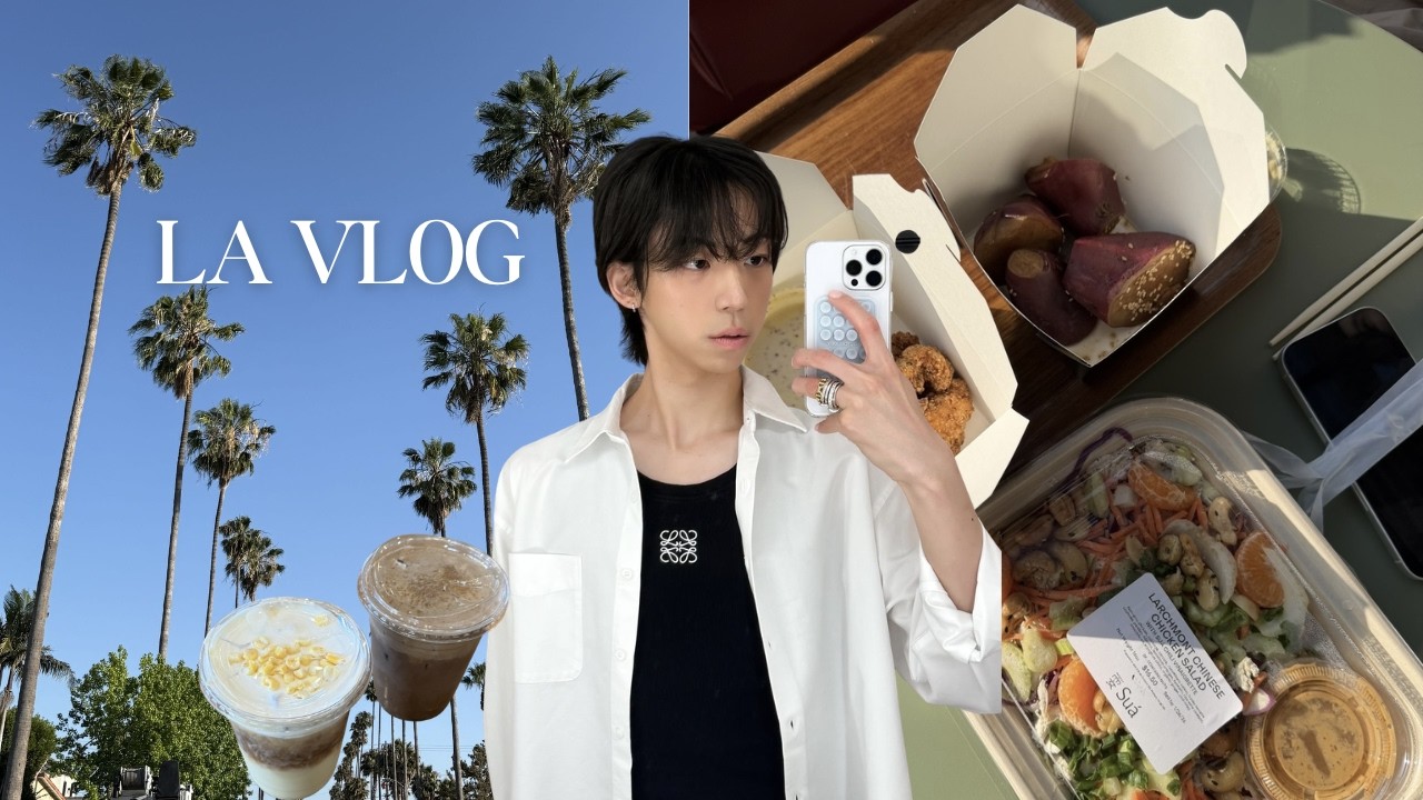 los angeles vlog | seeing friends, eating too much, streamer event & more