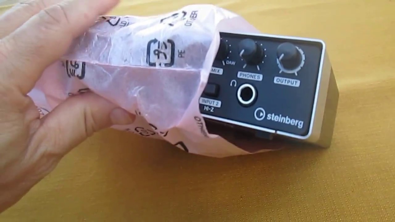 Steinberg UR22 unboxing